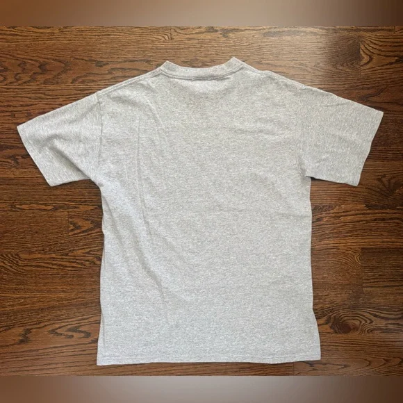 Vintage 90s James Madison University JMU T-Shirt JanSport Gray Purple Medium M - Picture 3 of 8